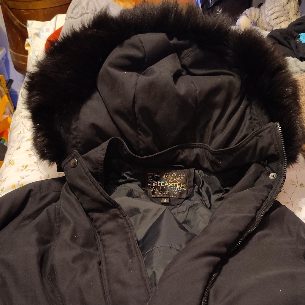 Forecaster Women's Black Trench Coat
